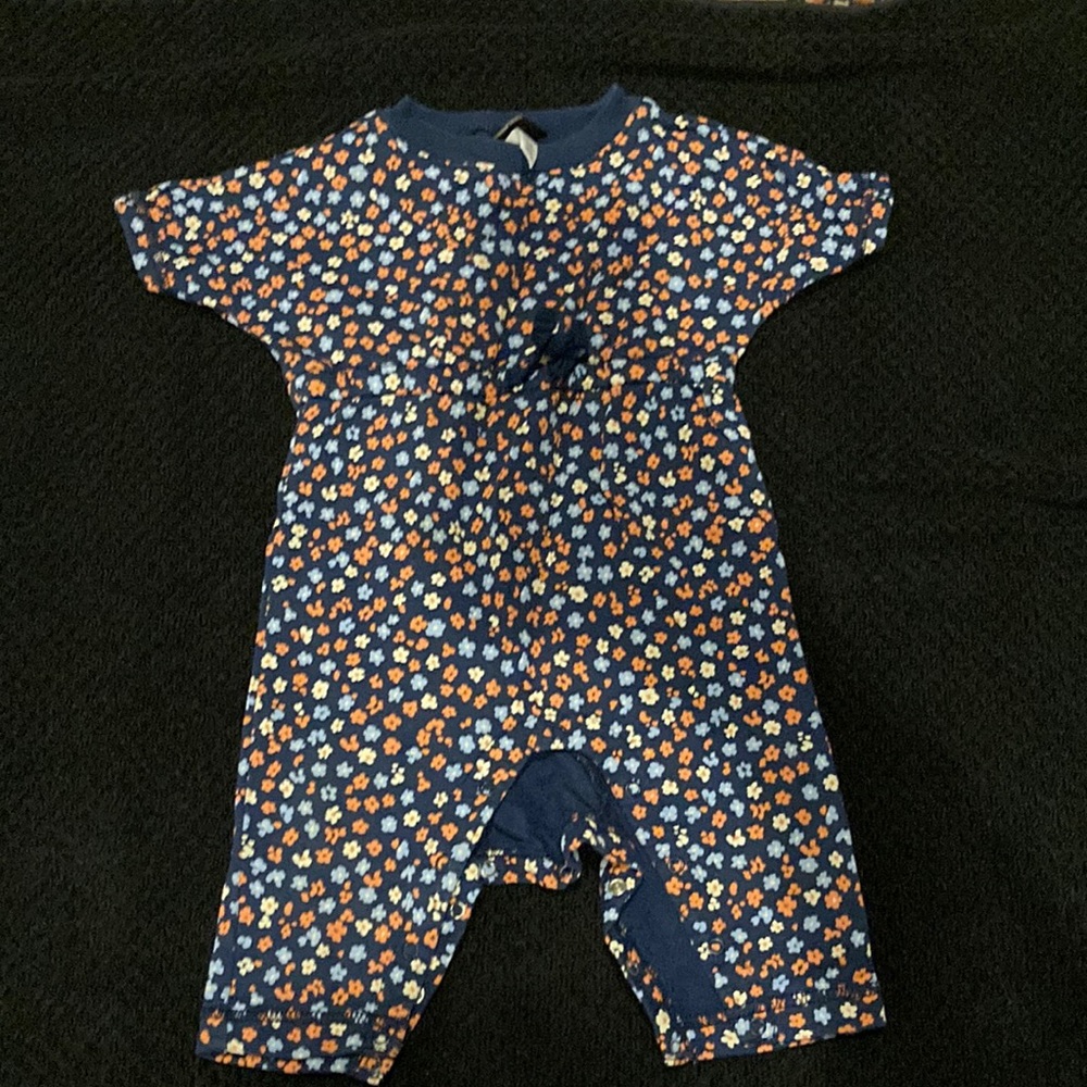 Tea Collection Floral Baby Romper